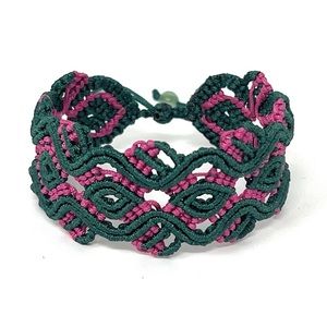 Handmade Macramé Bracelet Adjustable
